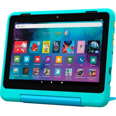 Amazon - Fire HD 8 Kids Pro tablet, ages 6-12  3GB memory, 8" HD screen, 13-hr battery, 32GB, (2024 release) - Discovery