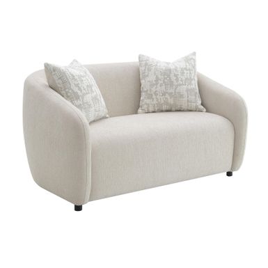 ACME Etienne Loveseat w/3 Pillows in Beige Linen