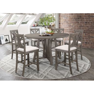 Athens 5-piece Counter Height Dining Set Barn Grey