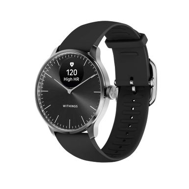 Withings - ScanWatch Light - Daily Health Hybrid Smartwatch - 37mm - Black/Silver