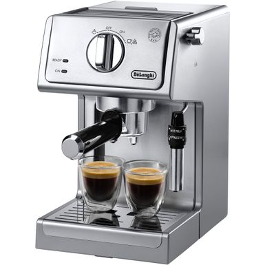 De'Longhi - 15-Bar Pump Espresso and Cappuccino Machine, Stainless Steel