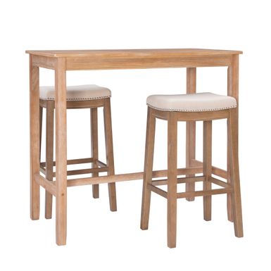 Ansley 3Pc Bar Set Acacia