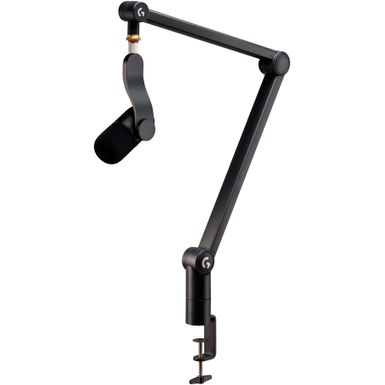 Logitech - Yeticaster GX Dynamic LIGHTSYNC RGB Gaming Microphone and Premium Broadcast Boom Arm