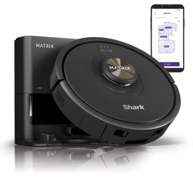 Shark - Matrix Self-Emptying Robot Vacuum with Precision Home Mapping and Extended Runtime, Wi-Fi Connected - Black