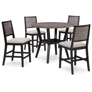 Corloda Counter Height Dining Table and 4 Barstools (Set of 5)