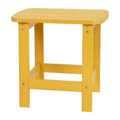 Alamont Home - Charlestown Classic Adirondack Side Table - Yellow