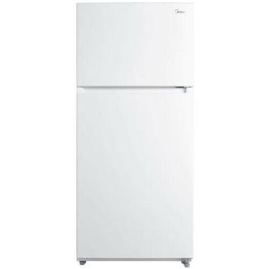 Midea - 18 Cu. Ft. Top-Mount Freezer Refrigerator in White