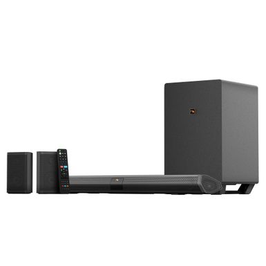 Nakamichi - Shockwafe 7.1.4Ch 850W Soundbar System with 10" Wireless Subwoofer, Dolby Atmos, eARC and SSE MAX - Black