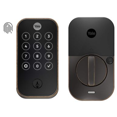 Yale - Assure Lock 2 - Smart Lock Wi-Fi Deadbolt with Touchscreen Keypad  Fingerprint Access - Oil Rubbed Bronze