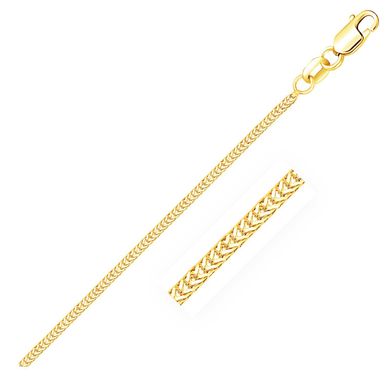 14k Yellow Gold Foxtail 1.0mm Chain (16 Inch)