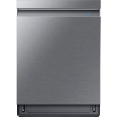 Samsung - 24" AutoRelease Dry Smart Built-In Stainless Steel Tub Dishwasher with 3rd Rack, Linear Wash, 39dBA - Stainless Steel