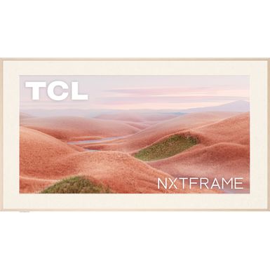 TCL - 55" Class A300W NXTFRAME Series 4K QLED Frame TV with Ultra Matte Screen and Flush Wall Mount (2024)