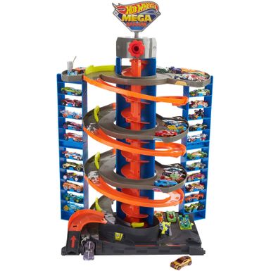 Hot Wheels - City 50 Mega Garage - Blue/Orange