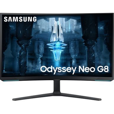 Samsung - 32" Odyssey Neo G8 Curved 4K UHD FreeSync Premium Pro & G-Sync Compatible 240Hz 1ms Gaming Monitor - Black