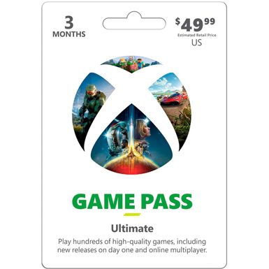 Microsoft - Xbox Game Pass Ultimate - 3-Month Membership