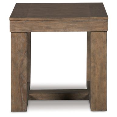 Gray Cariton Square End Table