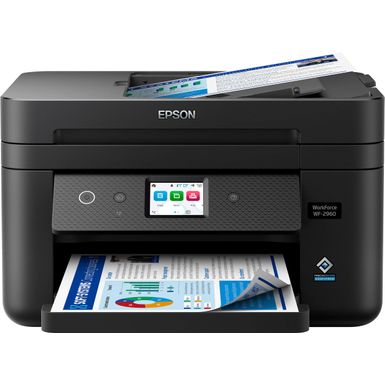 Epson - WorkForce WF-2960 All-in-One Inkjet Printer - Black