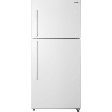 Insignia&trade; - 18 Cu. Ft. Top-Freezer Refrigerator with Handles - White