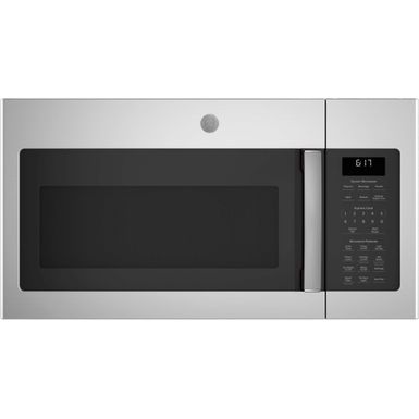 GE - 1.7 Cu. Ft. Over-the-Range Microwave - Stainless Steel