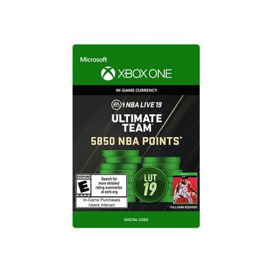 NBA Live 19 Ultimate Team Microsoft Xbox One - point pack - 5850 points