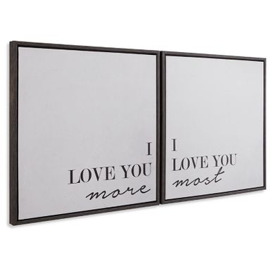 Black/White Adline Wall Art Set (2/CN)