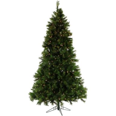 Christmas Time 7.5' Pennsylvania Pine, Green Christmas Tree, Clear Smart Lights, Easy Connect