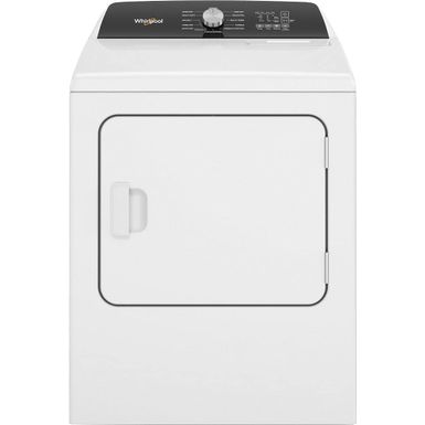 Whirlpool - 7.0 Cu. Ft. Electric Dryer with Steam and Moisture Sensing - White