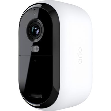 Arlo - Essential 1-Camera Outdoor Wireless 2K Security Camera (2nd Generation) with Color Night Vision - White