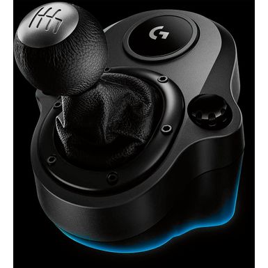 Logitech - Driving Force Shifter for Xbox Series XS, Xbox One, and PlayStation 4 & 5 - Black/Silver