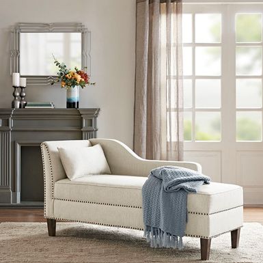 Ivory Trinity Accent Chaise