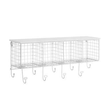 Verina Cubby Wall Shelf White