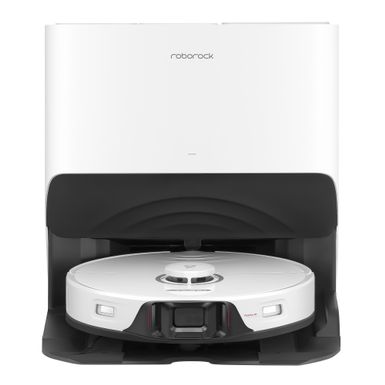 Roborock - S8 Pro Ultra-WHT Wi-Fi Connected Robot Vacuum & Mop with RockDock Ultra Dock - White