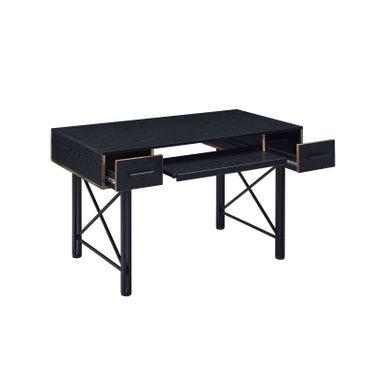 ACME Settea Computer Desk, Black Finish