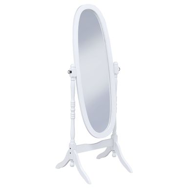 Foyet Oval Cheval Mirror White