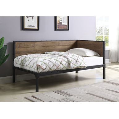 Getler Daybed Weathered Chestnut and Black