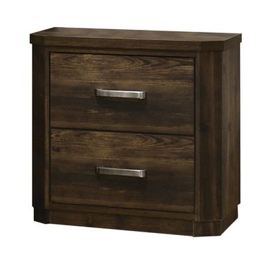 ACME Elettra Nightstand, Rustic Walnut