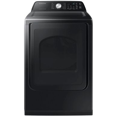 Samsung - 7.4 Cu. Ft. Smart Electric Dryer with Sensor Dry - Black