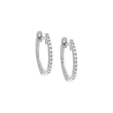 Diamond Huggie Earring 14K