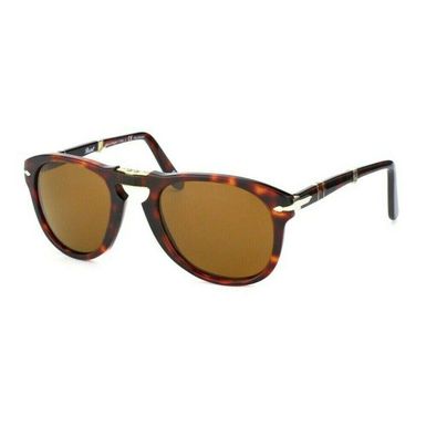 Persol Sunglasses (PO0714-24-57, Havana/Polarized Brown)