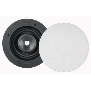 Sonance - VX66R SST SINGLE SPEAKER - Visual Experience 6-1/2" 2-Way Single Stereo In-Ceiling Speaker (Each) - Paintable White