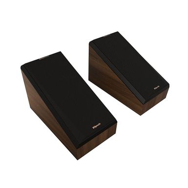 Klipsch - Reference Premiere Dual 5.25" 300-Watt Passive 2-Way Surround Sound Speaker (Pair) - Walnut