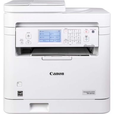 Canon - imageCLASS MF287dw Wireless Black-and-White All-In-One Laser Printer with Fax - White