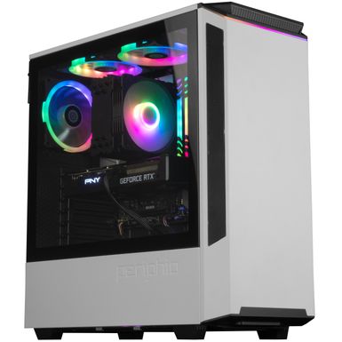 Periphio Metatron Prebuilt Gaming PC - GeForce RTX 3060 Ti (8GB), Intel Core i5-12400F (4.4GHz Turbo), 1TB M.2 NVME SSD, 16GB DDR4 RAM, Windows 11 Ready, WiFi + BT