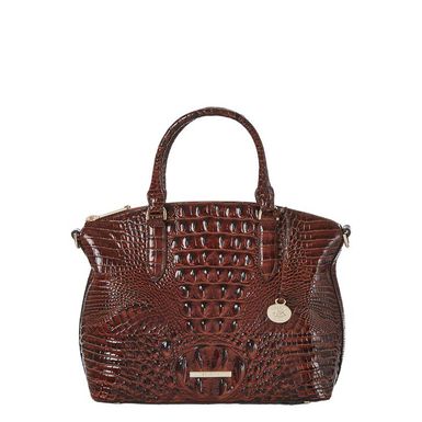 Brahmin Duxbury Satchel (Medium, Pecan Melbourne)