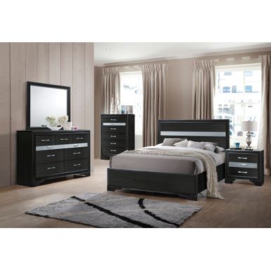 ACME Naima Twin Bed, Black