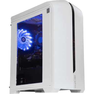 Periphio Vortex Prebuilt Gaming PC, Intel Core i5-6500 (3.6GHz Turbo), Radeon RX 560 (4GB), 1TB Solid State SSD, 16GB DDR4 RAM, Windows 10, WiFi + BT (Refurbished)