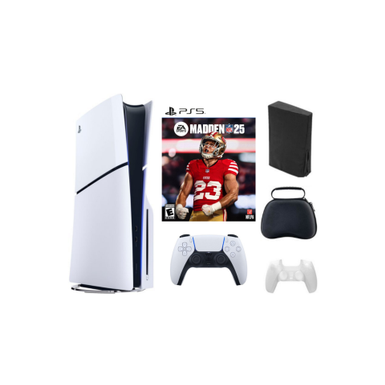 Playstation 5 Slim + Madden NFL 25 Bundle with Accessories