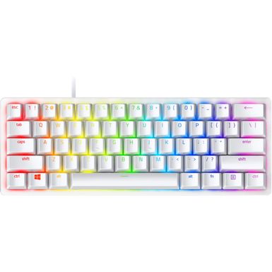 Razer - Huntsman Mini 60 Wired Optical Clicky Switch Gaming Keyboard with Chroma RGB Backlighting - Mercury