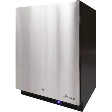 Vinotemp - 4.7 Cu. Ft. Upright Freezer - Stainless Steel