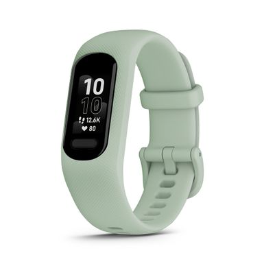 Garmin - vivosmart 5 Fitness Tracker - Small/Medium Cool Mint/Black